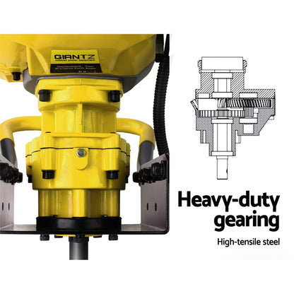 80Cc Post Hole Digger Motor Only Petrol Engine Yellow
