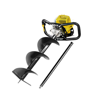 80Cc Post Hole Digger 300Mm Petrol Drill Auger Extension Bits