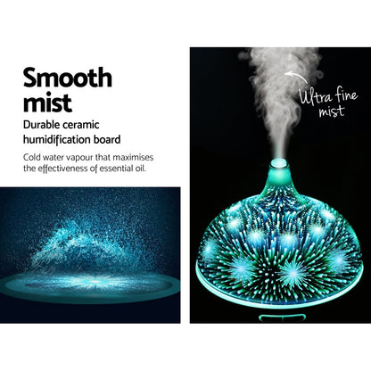 Aroma Diffuser Humidifier LED Night Light 400ml - Remote