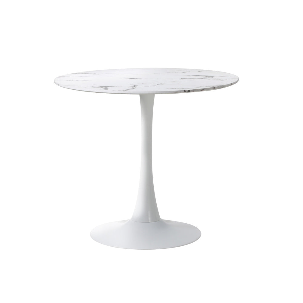 White dining table, view 7