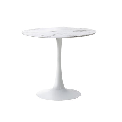 White dining table, view 7