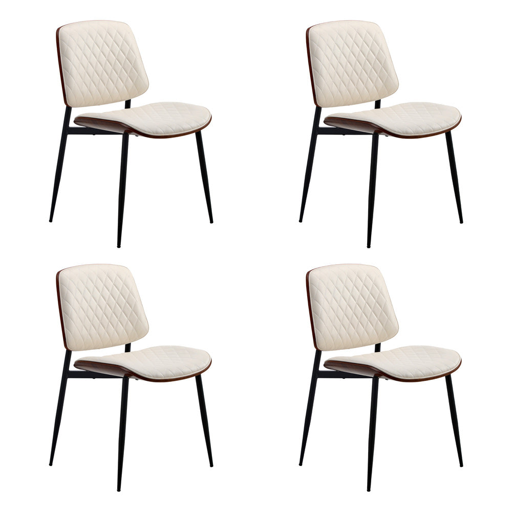 Dining Set White 90cm