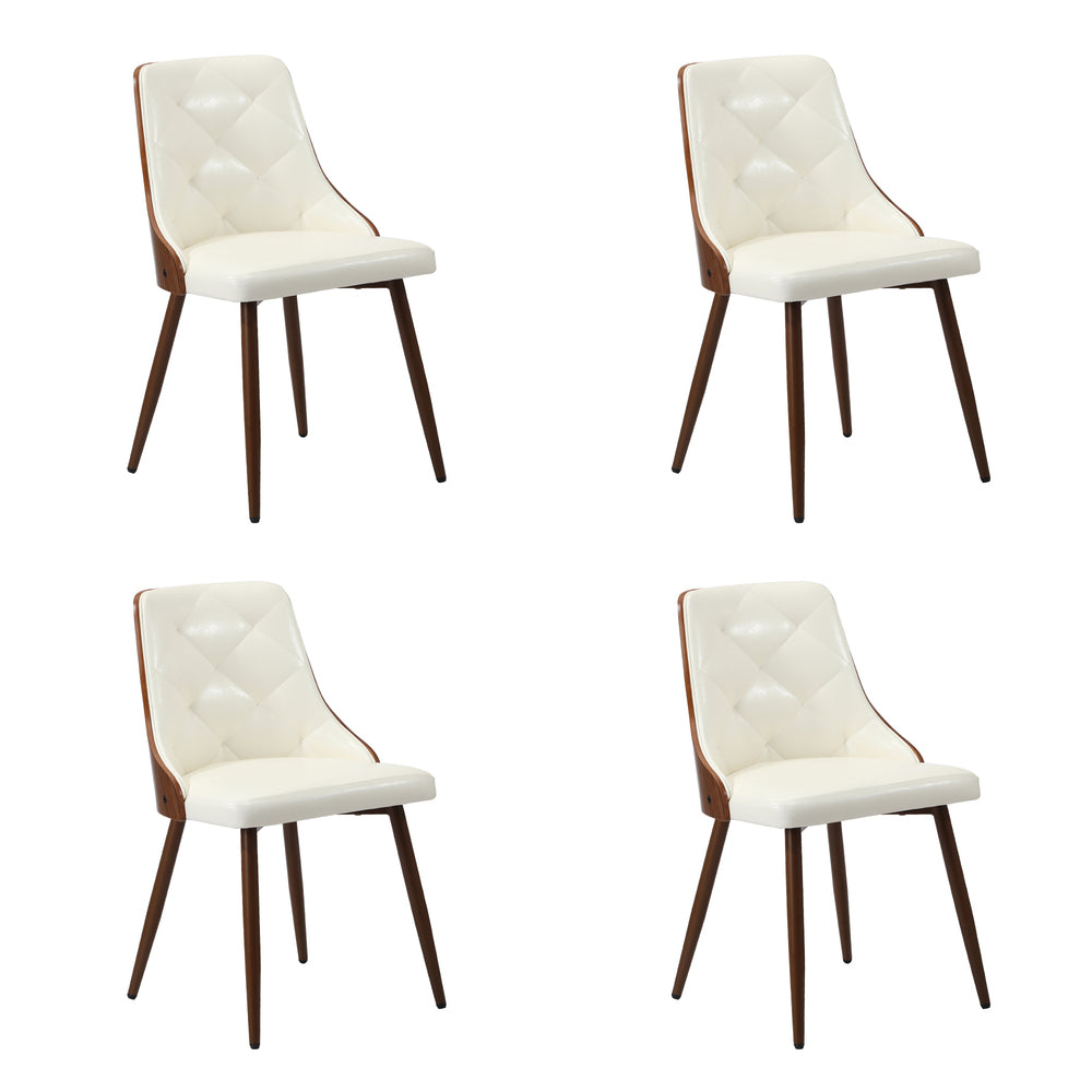 4-Seater Rectangle Dining Table With Chairs Wooden Dining Set