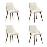 4-Seater Rectangle Dining Table With Chairs Wooden Dining Set