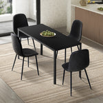 4-Seater Dining Set 1.2m Rectangular Table and Chairs