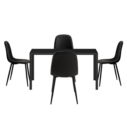 4-Seater Dining Set 1.2m Rectangular Table and Chairs