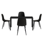 4-Seater Dining Set 1.2m Rectangular Table and Chairs
