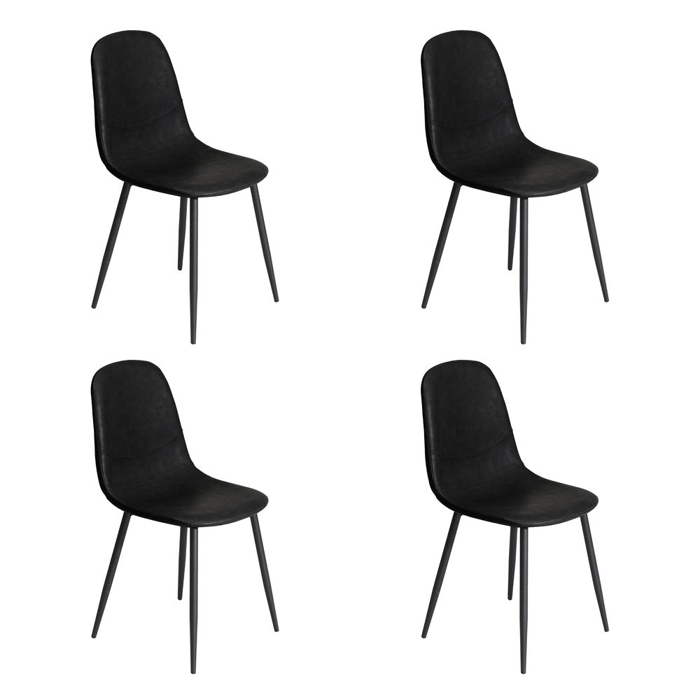 4-Seater Dining Set 1.2m Rectangular Table and Chairs