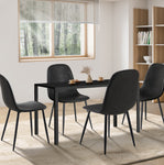 4-Seater Dining Set 1.2m Rectangular Table and Chairs
