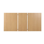 200cm Extendable Dining Table with 6x Dining Chairs PU Leather Natural