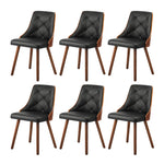 160cm Extendable Dining Table with 4PCS/6PCS Chairs PU Leather