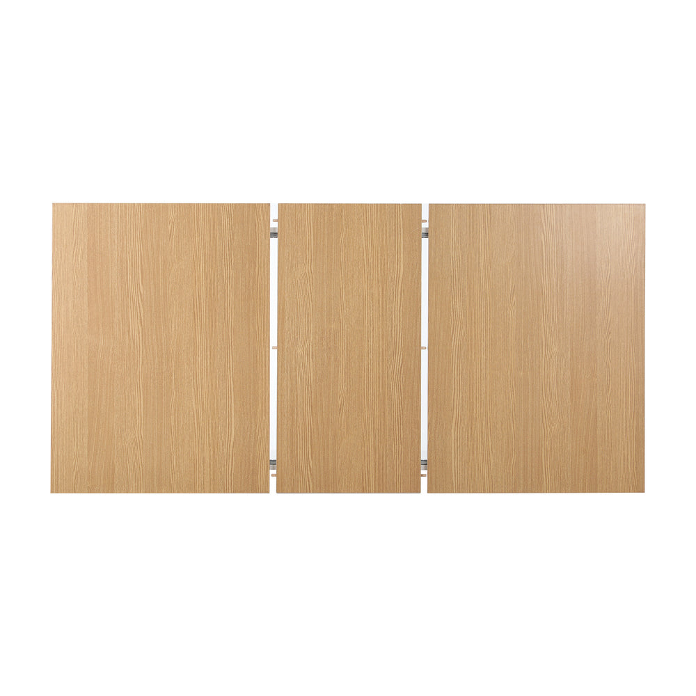 160cm Extendable Dining Table with 4PCS Chairs Velvet Beige
