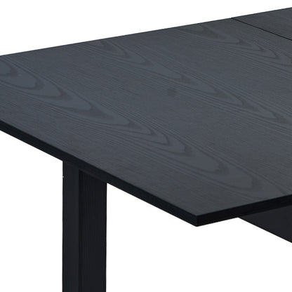 5PC & 7PC Modern Extendable Dining Table Set with Chairs Black & White