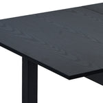 5&7 Piece Dining Table With Chairs Wooden Boucle Dining Set Black