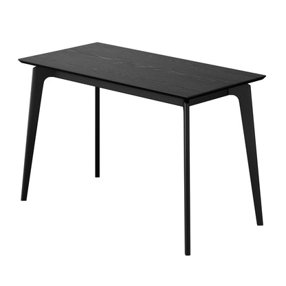 Dining Set Rectangle Black 120x60x75cm