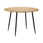 4-Seater Dining Set 1.1m Dining Table with Corduroy Chairs