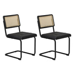 Round Dining Table with Dining Chairs PU Leather/Velvet