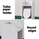 Bathroom Cabinet Toilet Roll Holder Tissue Organizer 3 Tier Floor Cabinet