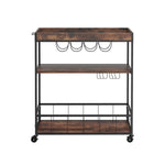 Kitchen Island Rolling Serving Cart