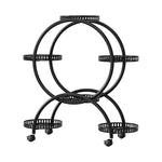 Plant Stand 6 Tier Metal Flower Pot Rack Wheels