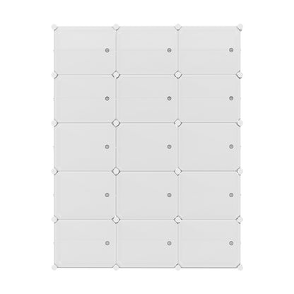 Shoe Cabinet DIY Shoe Box White Cube Portable Organiser Storage Stand