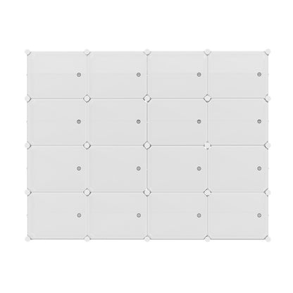 Shoe Cabinet DIY Shoe Box White Cube Portable Organiser Storage Stand