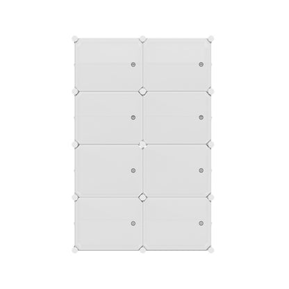 Shoe Cabinet DIY Shoe Box White Cube Portable Organiser Storage Stand