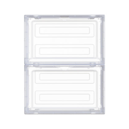 Shoe Box Rack DIY Set of 2 Stackable Magnetic Door