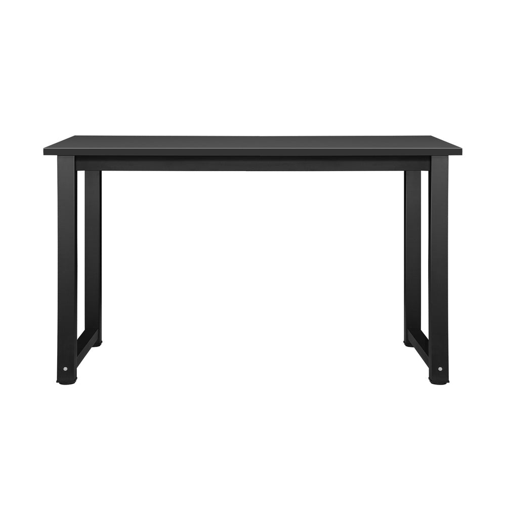 Black Home Office Desk and Chair Set Modern Computer Table Ergonomic Chair