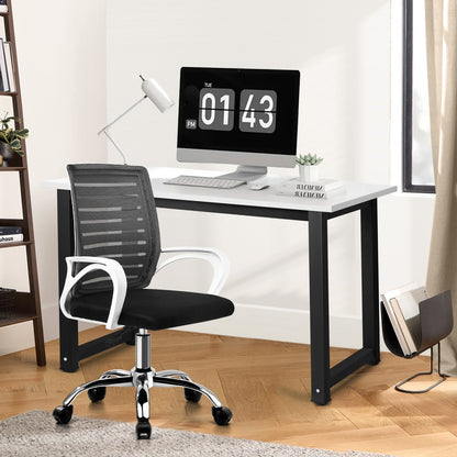 Home Office Desk and Chair Set BK&WH Gaming Ergonomic Chair Combo Set