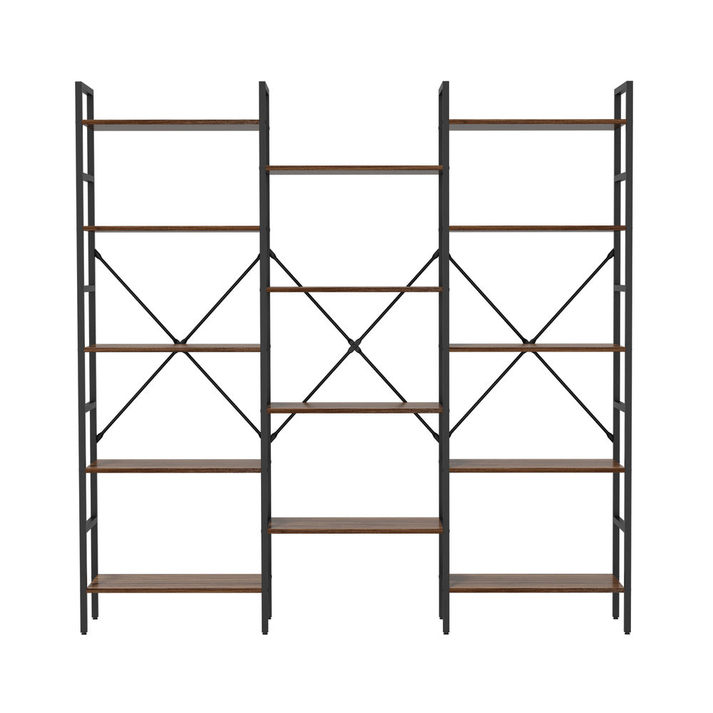 14 Tier Display Shelf Stand Bookshelf Metal Storage 1.76m