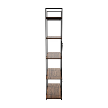 5 Tier Display Shelf Stand Bookshelf Metal Storage 1.2m