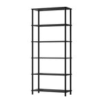 Display Shelf 5 Tier Bookshelf Storage Rack Natural & Black