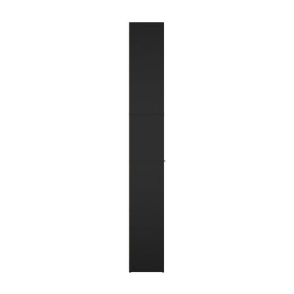 Tall Bookcase Display Shelf Black 60x23.7x172cm
