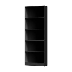 Bookshelf Display Shelf 5-Tier Black