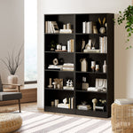 Bookshelf Display Shelf 5-Tier Black