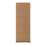 Bookshelf Display Shelf 5-Tier Natural