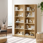 Bookshelf Display Shelf 5-Tier Natural