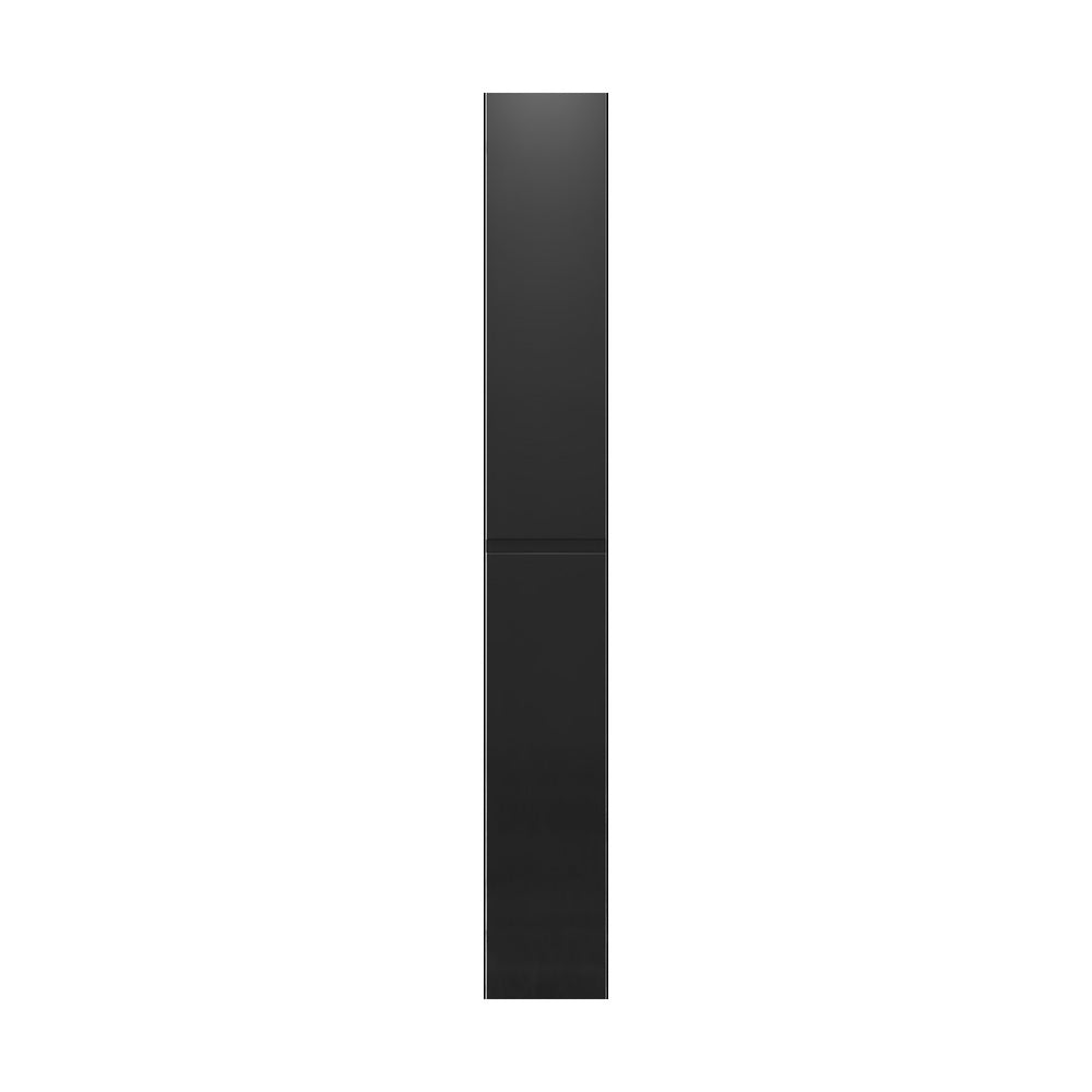 Bookshelf Display Storage Rack for CD DVD Media Organizer Black Natural & White