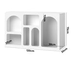 Display Cabinet with 6 Irregular Shelves