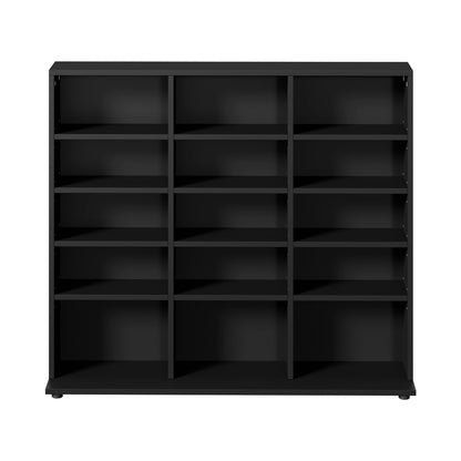 Bookshelf Display Shelf Bookcase CD Media Storage Rack