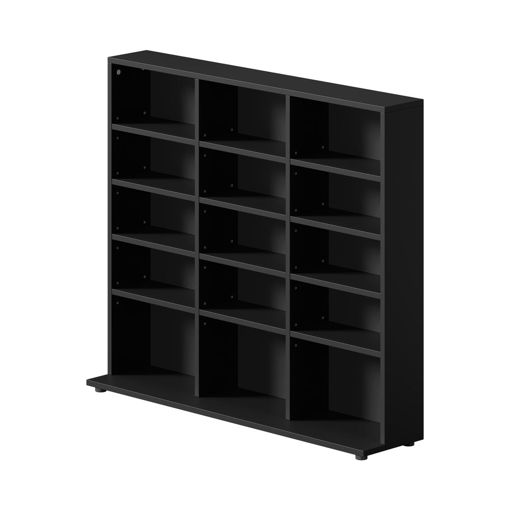 Bookshelf Display Shelf Bookcase CD Media Storage Rack