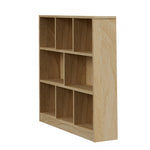 Bookshelf Display Shelves Storage Organizer Black/White/Natural