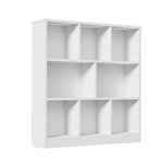Bookshelf Display Shelves Storage Organizer Black/White/Natural