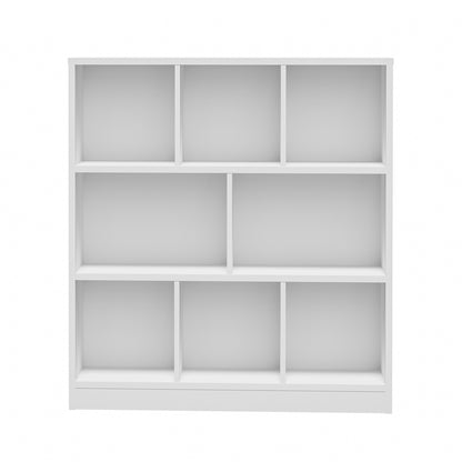 Bookshelf Display Shelves Storage Organizer Black/White/Natural