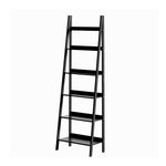 Corner Ladder Shelf 6-Tier Display Rack Black