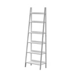 Corner Ladder Shelf 6-Tier Display Rack Black