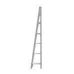 Corner Ladder Shelf 6-Tier Display Rack Black