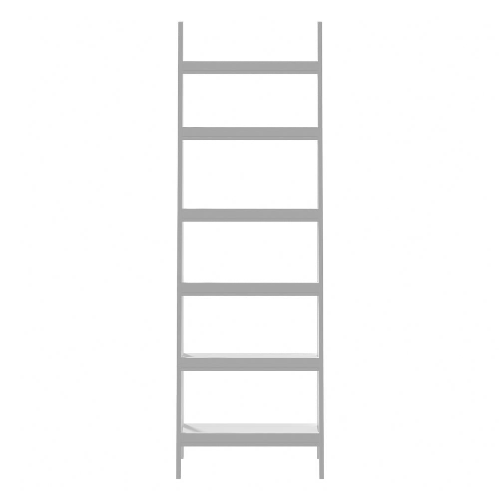 Corner Ladder Shelf 6-Tier Display Rack Black
