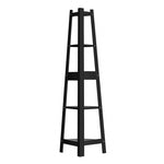 Corner Ladder Shelf 5-Tier Display Shelf Black